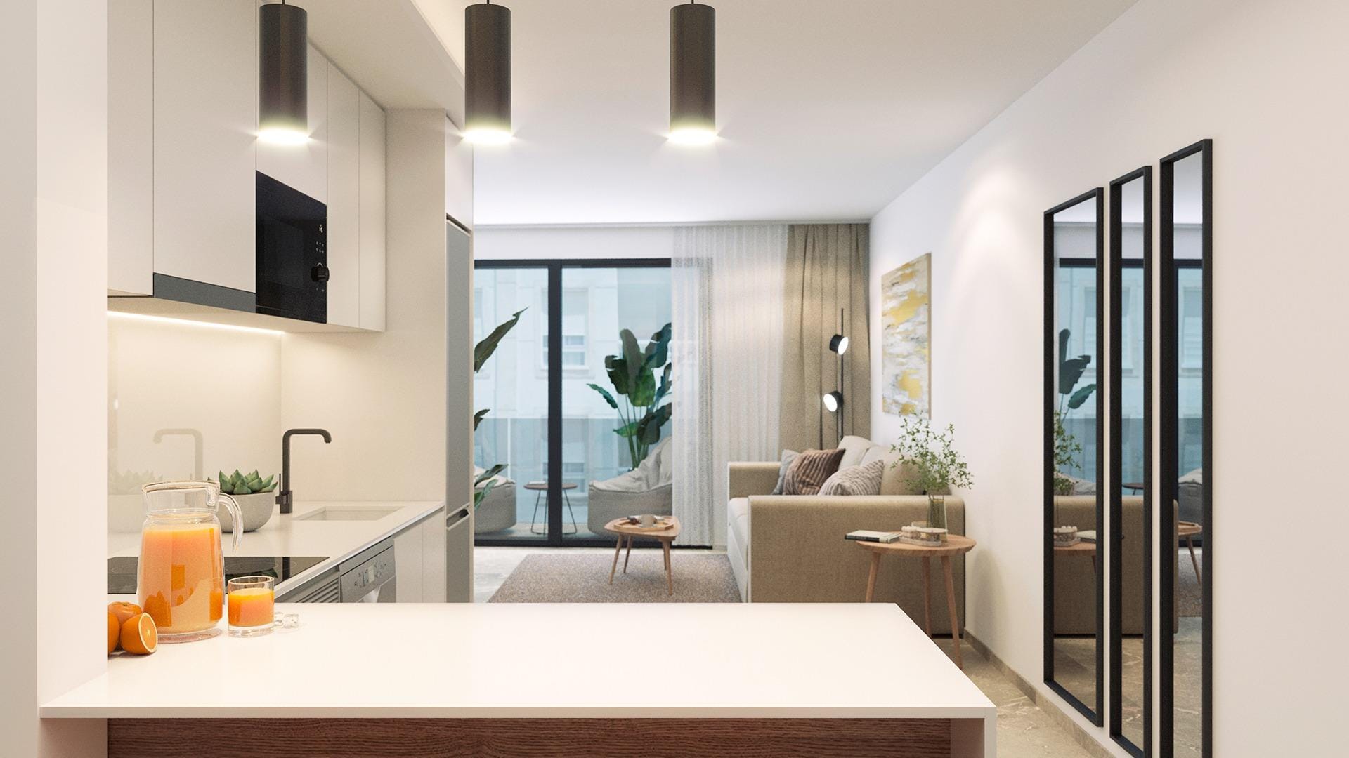 Luminous New Build 2 Bedroom Apartment with Terrace for Sale 250m from Playa del Cura, Torrevieja