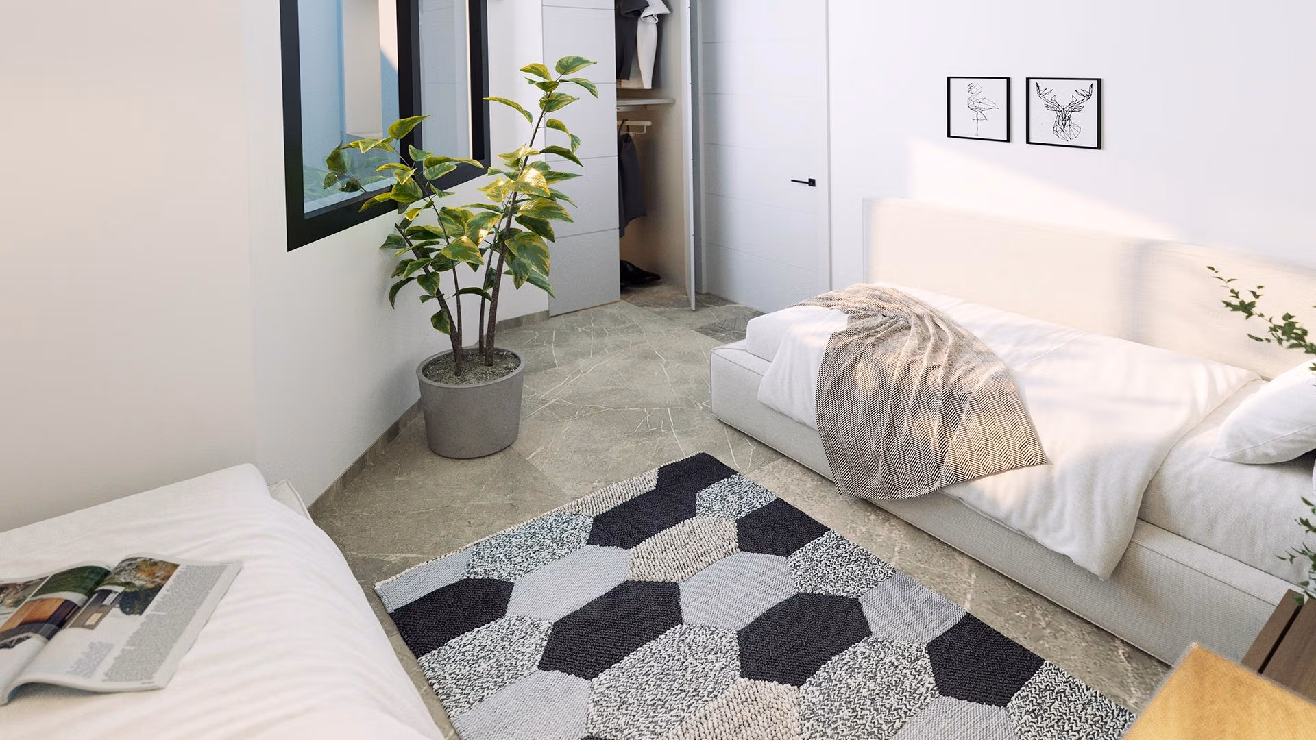 Modern-Apartments-Just-250m-from-Playa-del-Cura-in-Torrevieja-12 Penthouse neuf exclusif de 2 chambres avec solarium à vendre à 250 m de Playa del Cura, Torrevieja