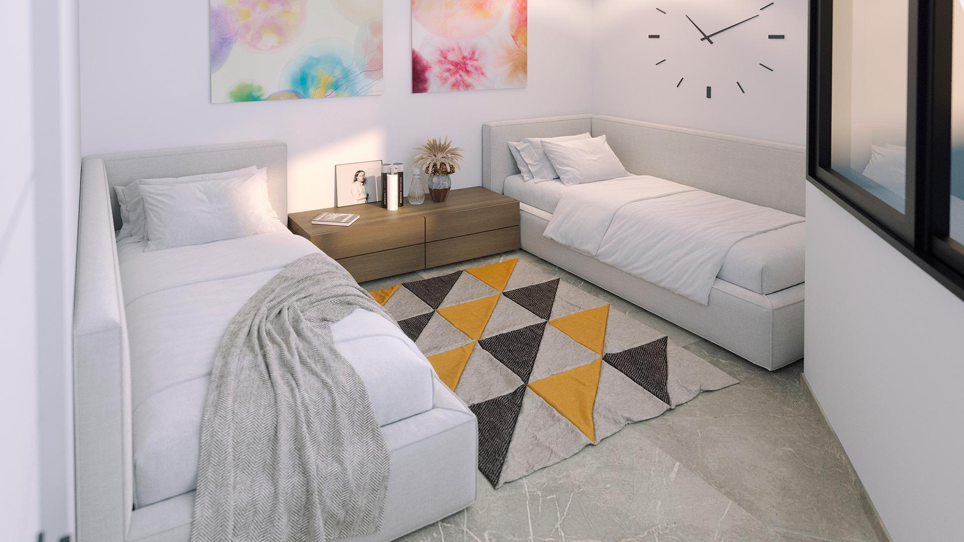 Luminous New Build 2 Bedroom Apartment with Terrace for Sale 250m from Playa del Cura, Torrevieja