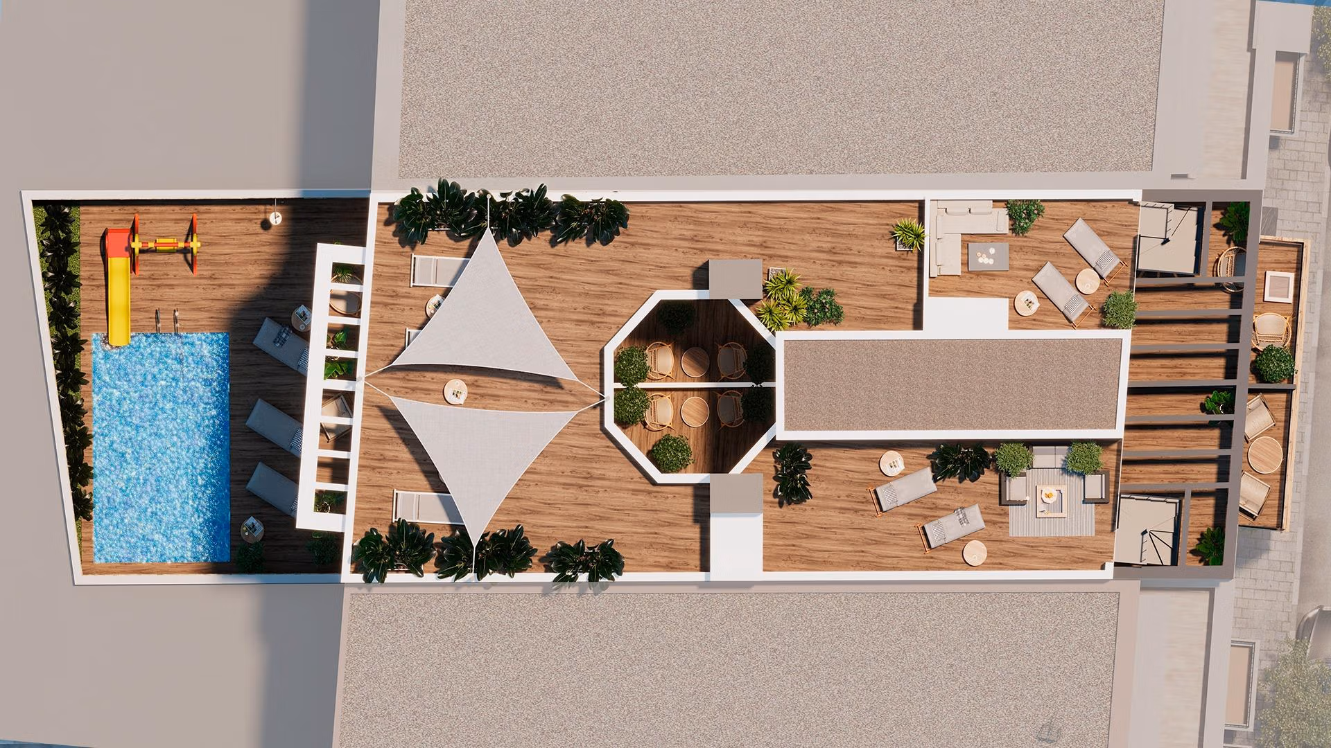 Modern-Apartments-Just-250m-from-Playa-del-Cura-in-Torrevieja-16 Penthouse neuf exclusif de 2 chambres avec solarium à vendre à 250 m de Playa del Cura, Torrevieja