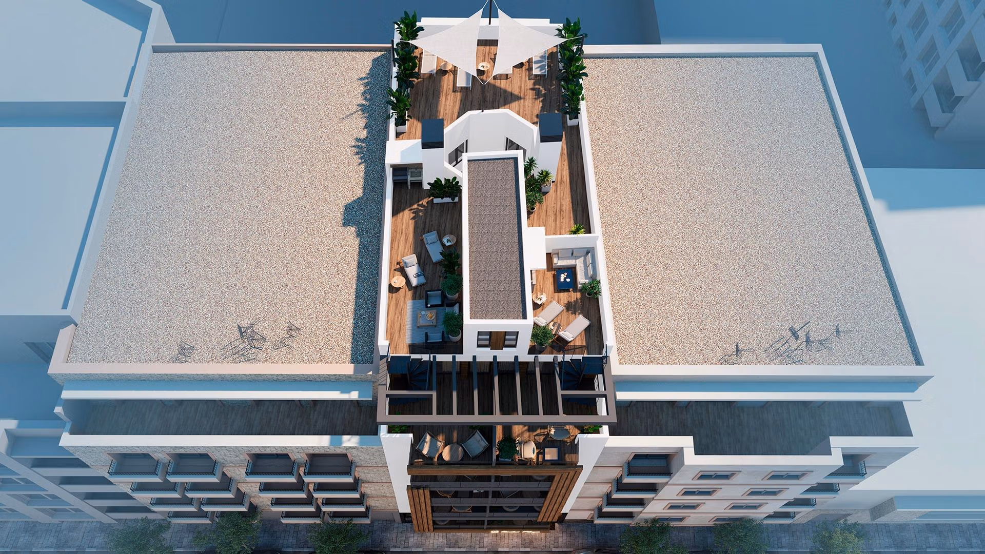 Modern-Apartments-Just-250m-from-Playa-del-Cura-in-Torrevieja-17 Penthouse neuf exclusif de 2 chambres avec solarium à vendre à 250 m de Playa del Cura, Torrevieja