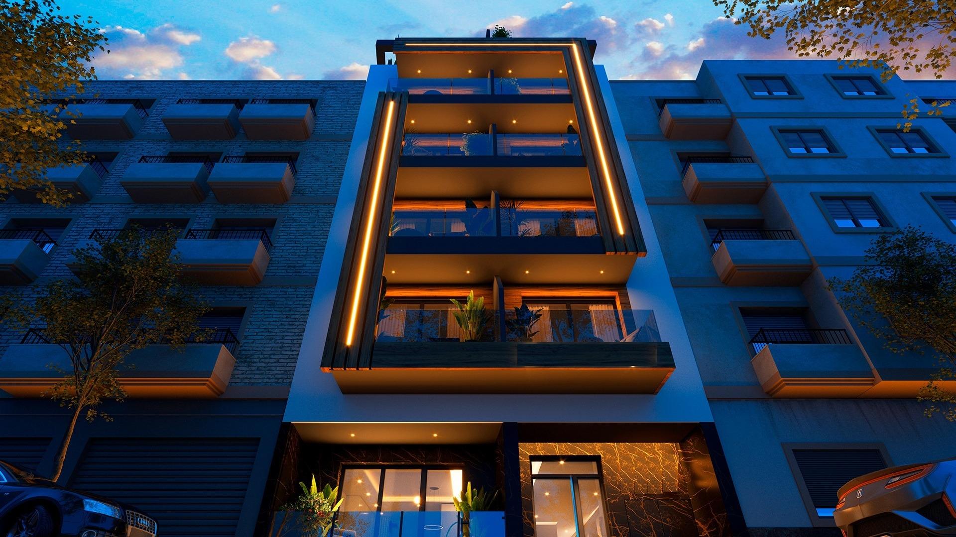 Luminous New Build 2 Bedroom Apartment with Terrace for Sale 250m from Playa del Cura, Torrevieja