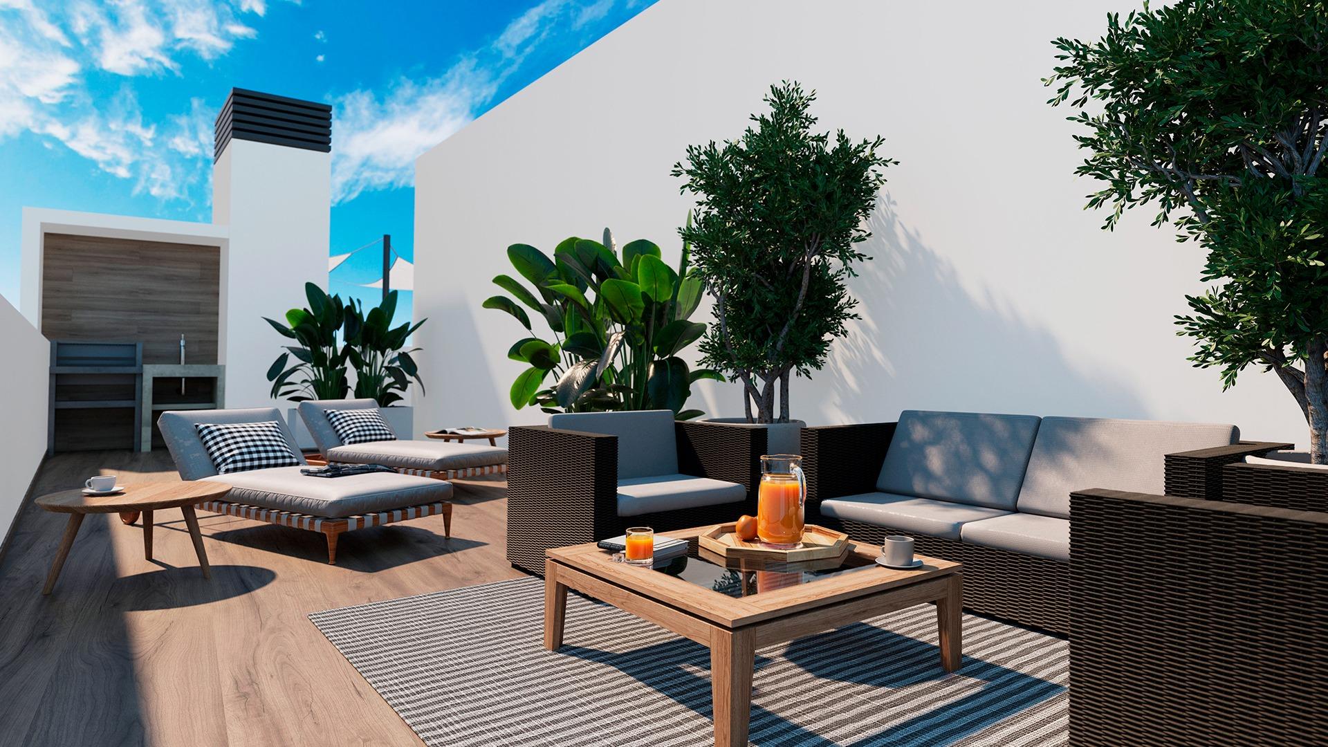 Exclusive New Build 2 Bedroom Penthouse with Solarium for Sale 250m from Playa del Cura, Torrevieja