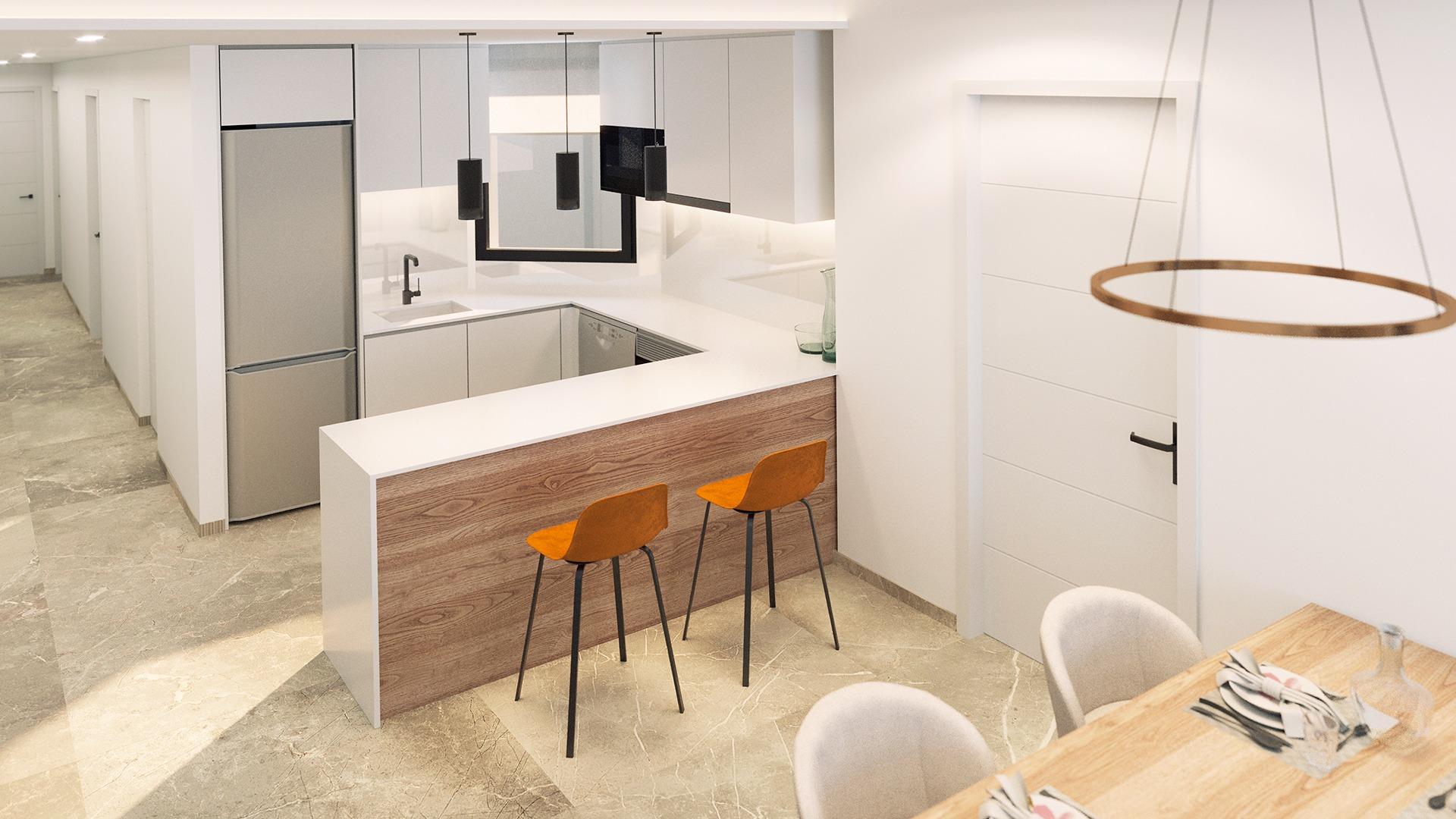 Exclusive New Build 2 Bedroom Penthouse with Solarium for Sale 250m from Playa del Cura, Torrevieja