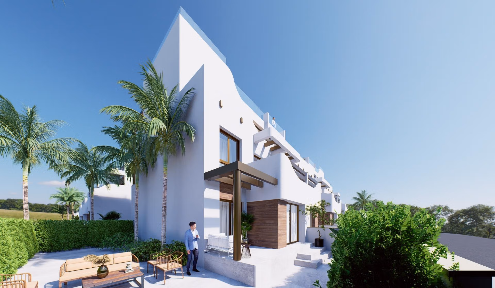 Modern-Living-Steps-from-Las-Higuericas-Beach-in-Torre-de-la-Horadada-9 Stunning Nowa inwestycja 2 sypialnie Penthouse z Solarium na sprzedaż 150m from Las Higuericas Beach, Torre de la Horadada