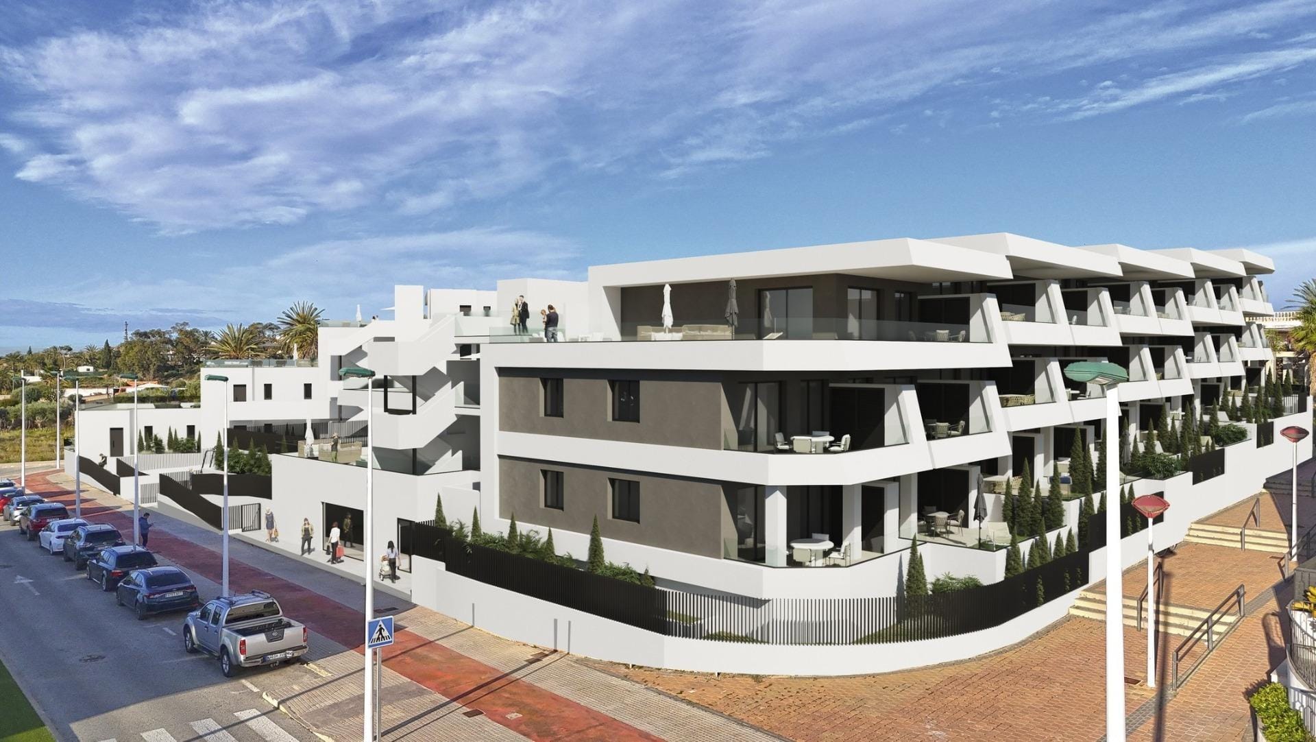 Moderne residenze di nuova costruzione a soli 800 m dalla spiaggia di El Pinet a La Marina del Pinet