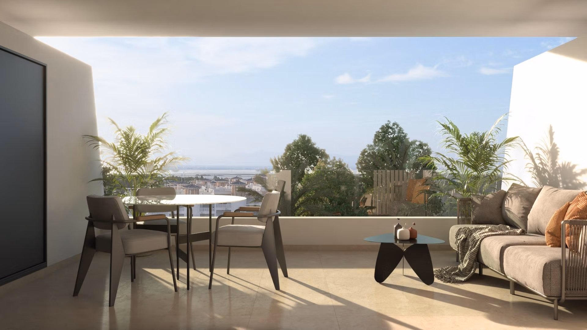 Modern-New-Build-Residences-Just-800-m-from-El-Pinet-Beach-4 Umeblowany nowy apartament na parterze z 2 sypialniami i ogrodem na sprzedaż w La Marina, Elche