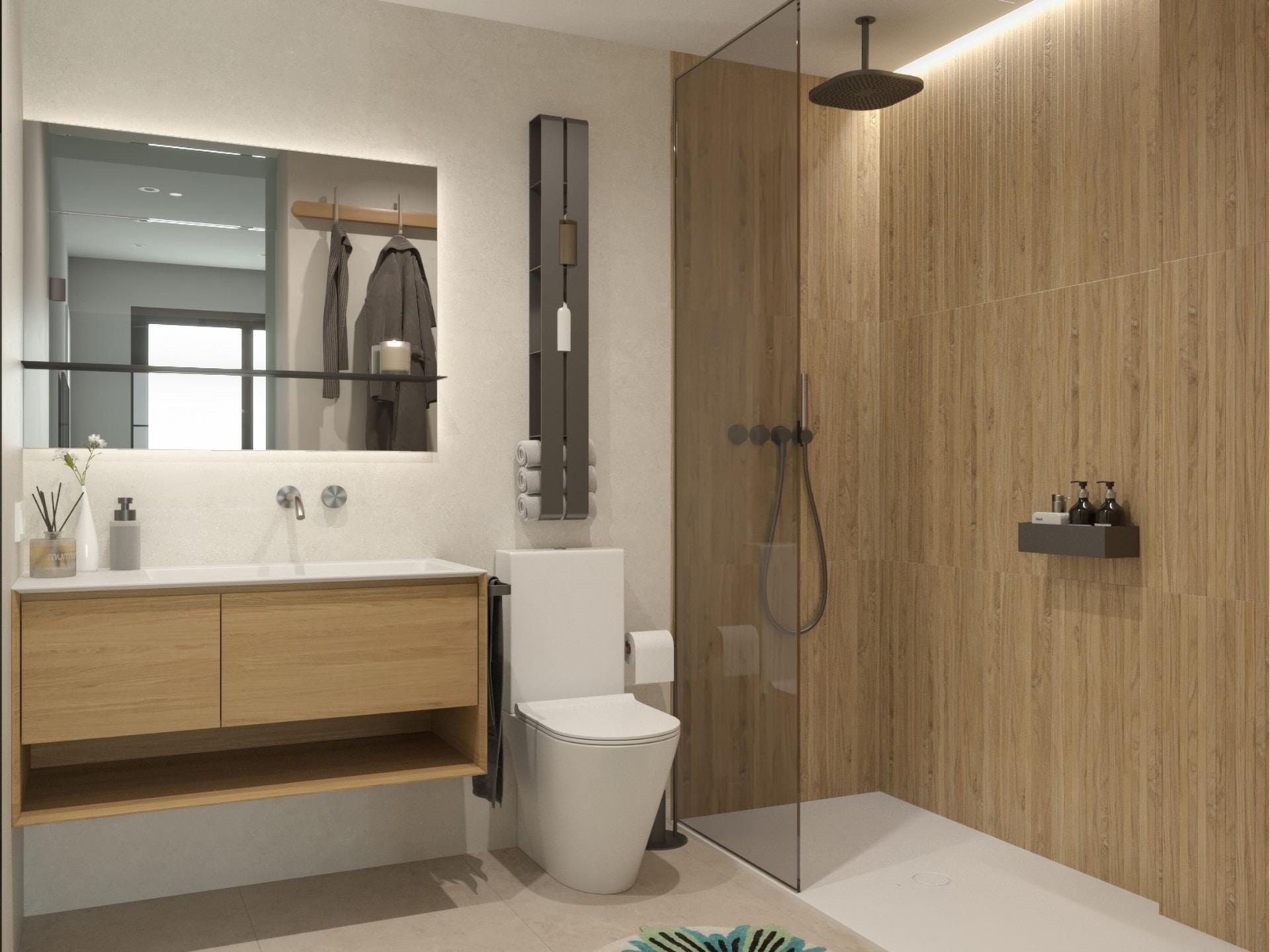 Modern-New-Build-Residences-Just-800-m-from-El-Pinet-Beach-7 Appartamento arredato di nuova costruzione con 2 camere e terrazza in vendita a La Marina, Elche