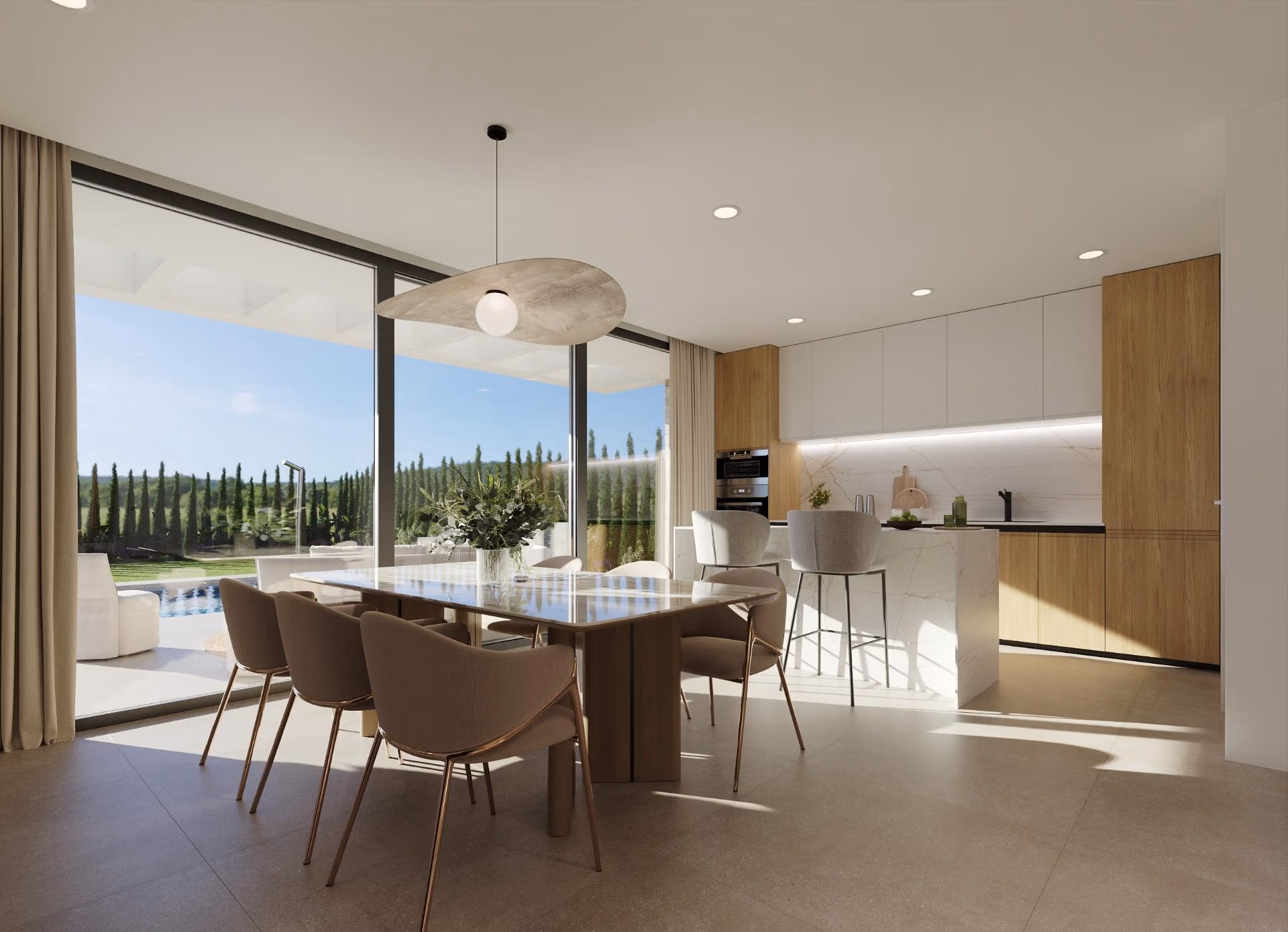 Modern-New-Build-Villas-with-Sea-Views-in-Finestrat-Alicante-3 Moderne nieuwbouwvilla met zeezicht en privézwembad te koop in Balcón de Finestrat