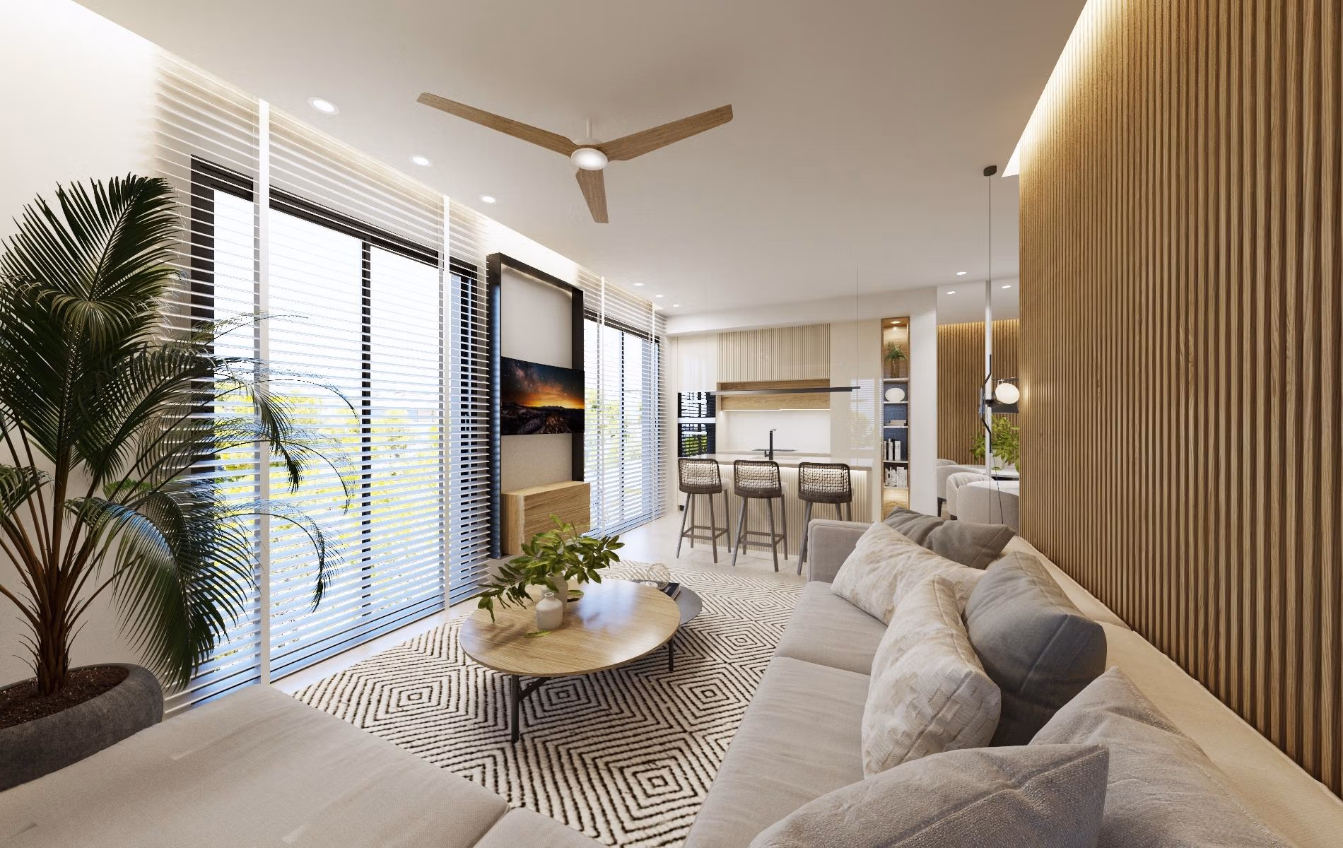 NEW-BUILD-APARTMENTS-IN-PRIVATE-GATED-RESORT-IN-PROVINCE-OF-MURCIA-10 Magnífico ático de obra nueva de 3 dormitorios en venta en Santa Rosalía Lake and Life Resort