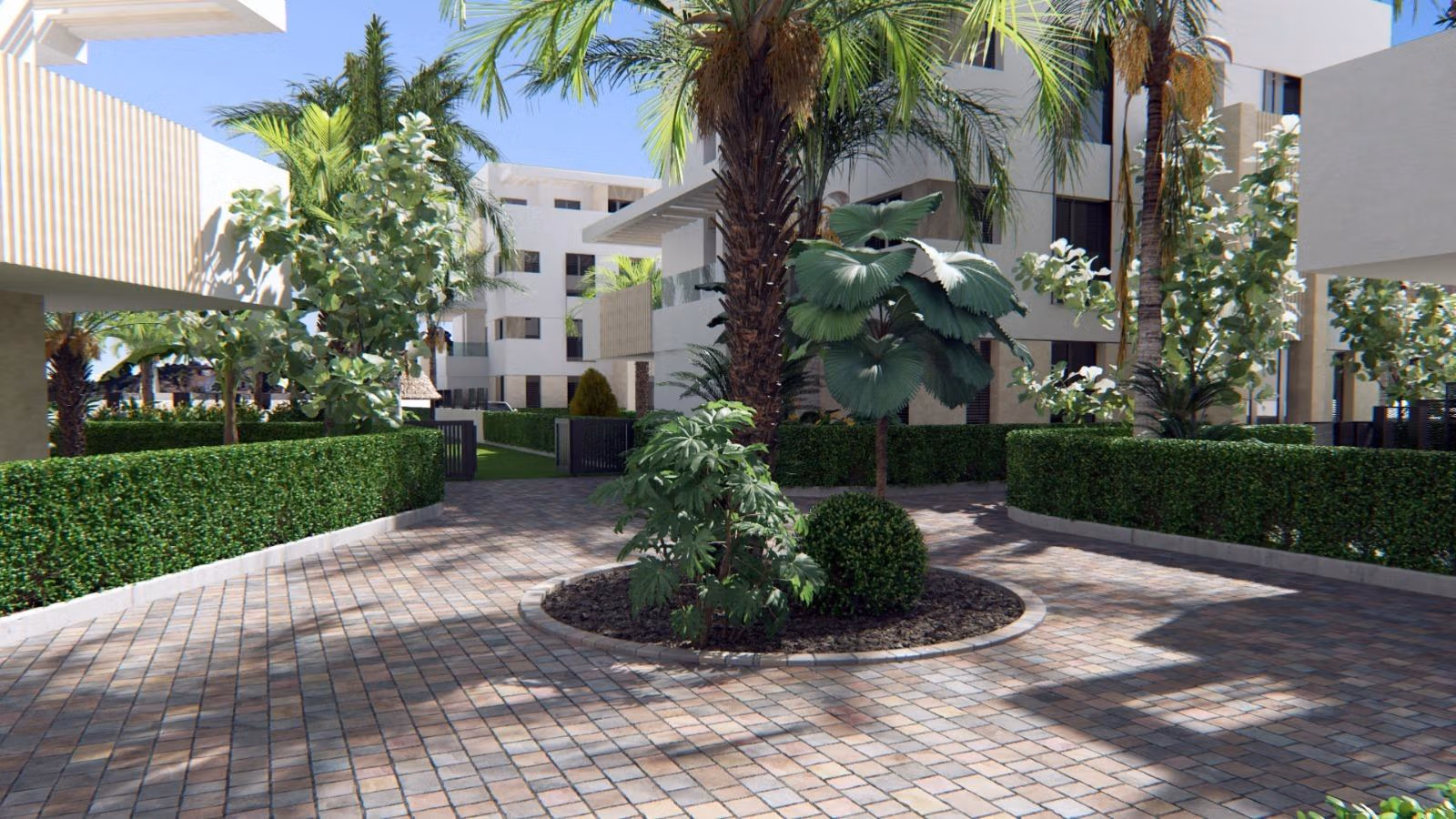 NEW-BUILD-APARTMENTS-IN-PRIVATE-GATED-RESORT-IN-PROVINCE-OF-MURCIA-4 Magnífico ático de obra nueva de 3 dormitorios en venta en Santa Rosalía Lake and Life Resort
