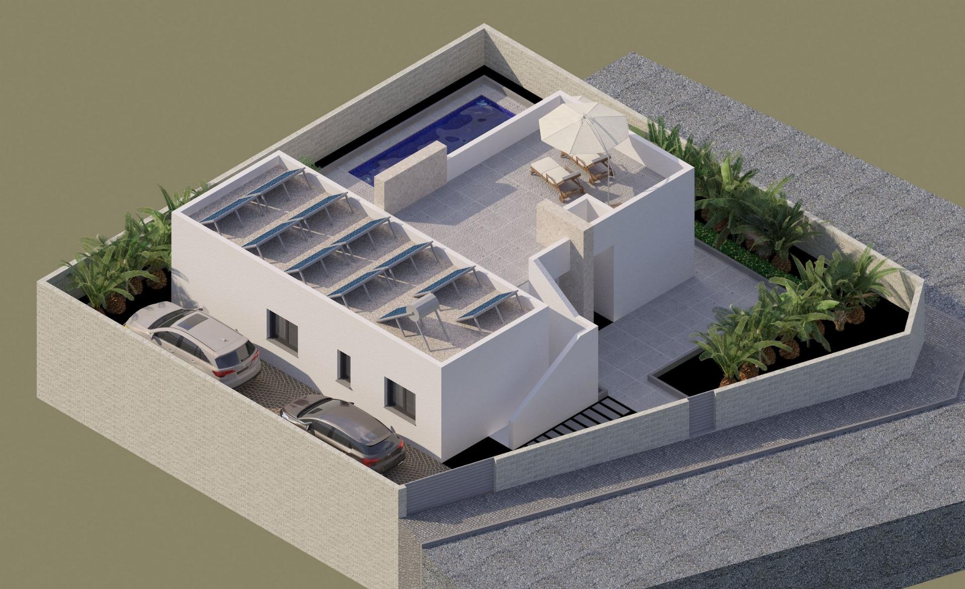 NEW-BUILD-MODERN-VILLA-IN-BENIJOFAR-4 Custom New Build 3 Bedroom Modern Villa with Private Pool for Sale in Benijófar, Alicante