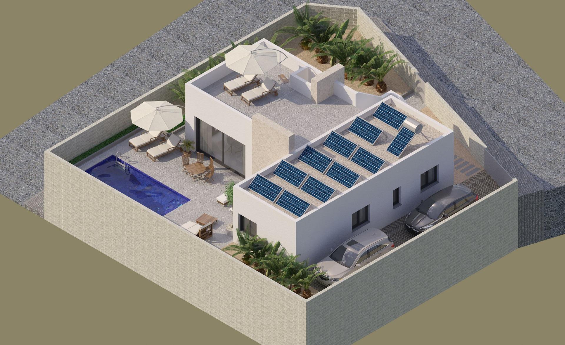 NEW-BUILD-MODERN-VILLA-IN-BENIJOFAR-5 Custom New Build 3 Bedroom Modern Villa with Private Pool for Sale in Benijófar, Alicante