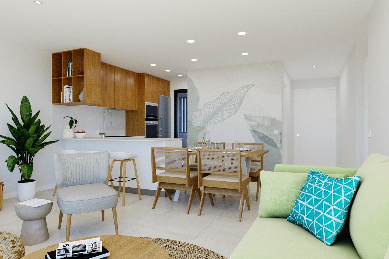 Key Ready Top Floor Apartment with Solarium for Sale in Los Balcones, Torrevieja