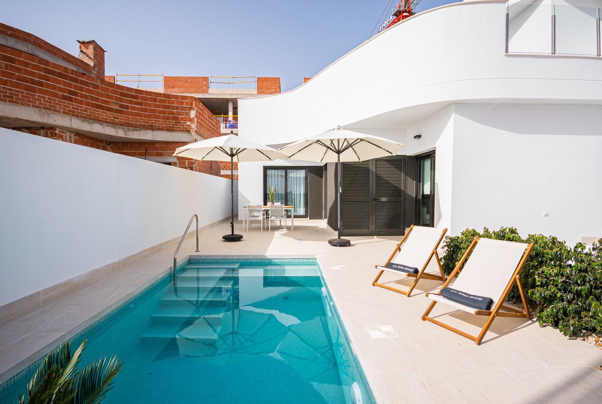Key Ready Corner Villa with Basement and Private Pool for Sale in Los Balcones, Torrevieja
