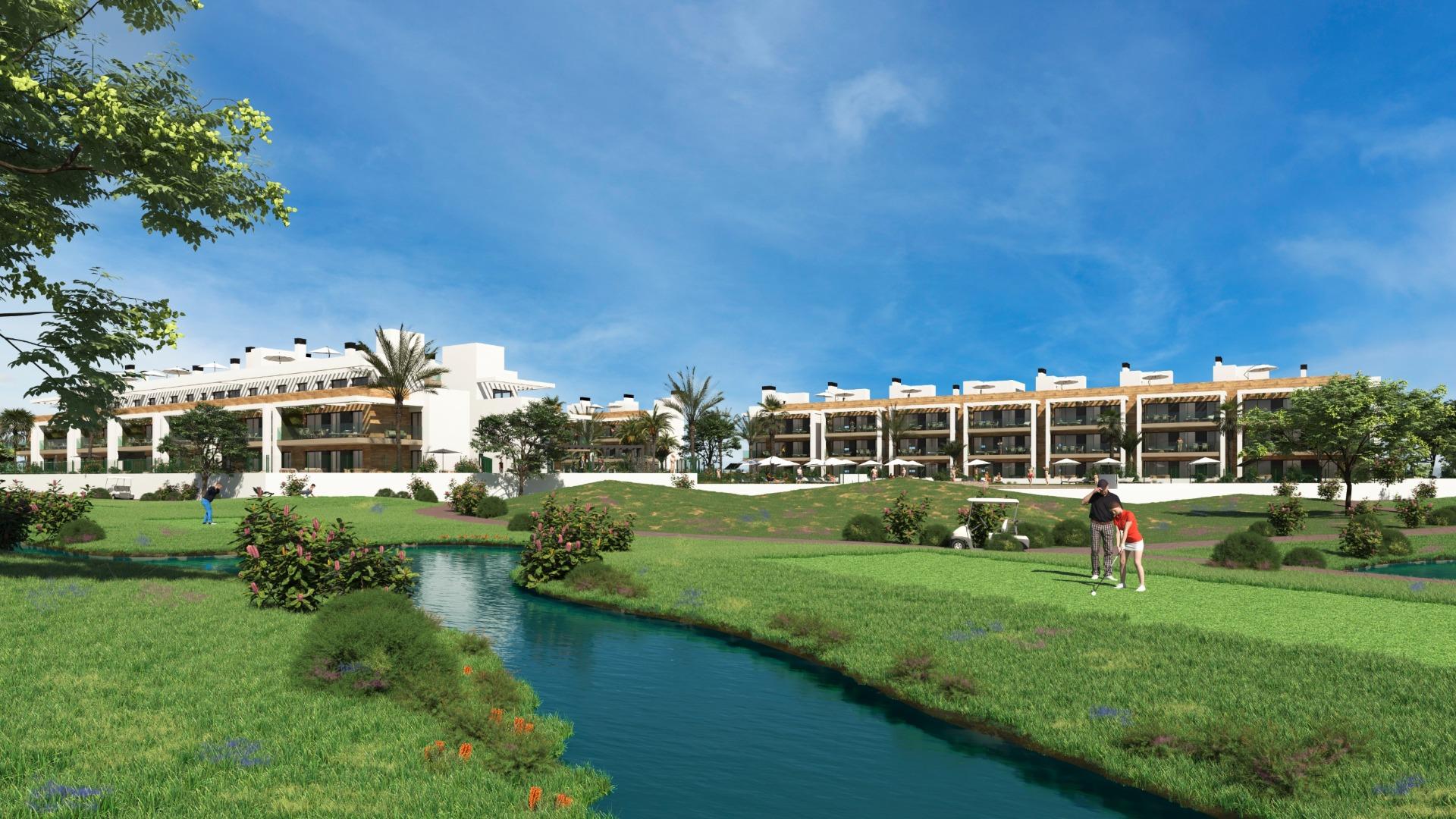 New Build 3 Bedroom Ground Floor Apartment with Garden for Sale Near La Serena Golf in Los Alcázares, Murcia