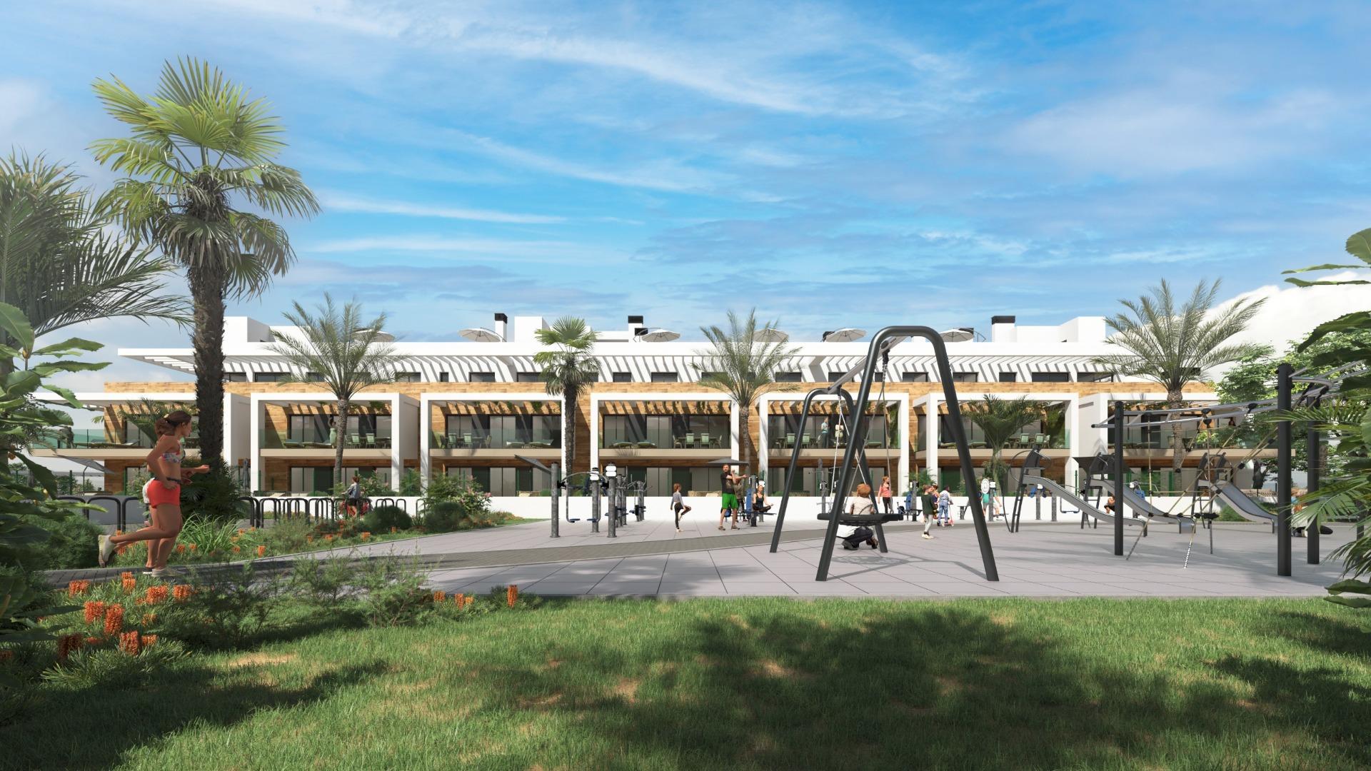 New Build 3 Bedroom Ground Floor Apartment with Garden for Sale Near La Serena Golf in Los Alcázares, Murcia