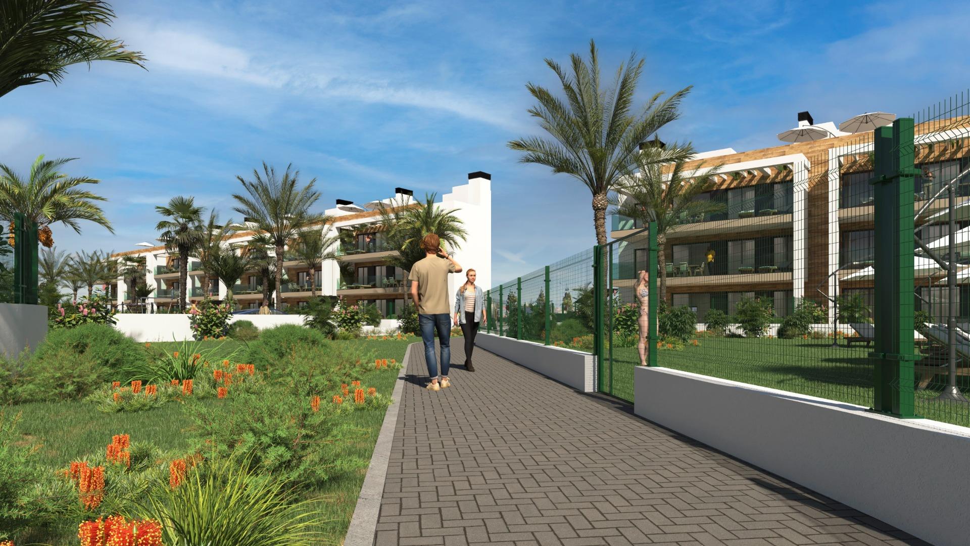 Nowy apartament z 2 sypialniami na pierwszym piętrze z tarasem na sprzedaż przy La Serena Golf w Los Alcázares, Murcja