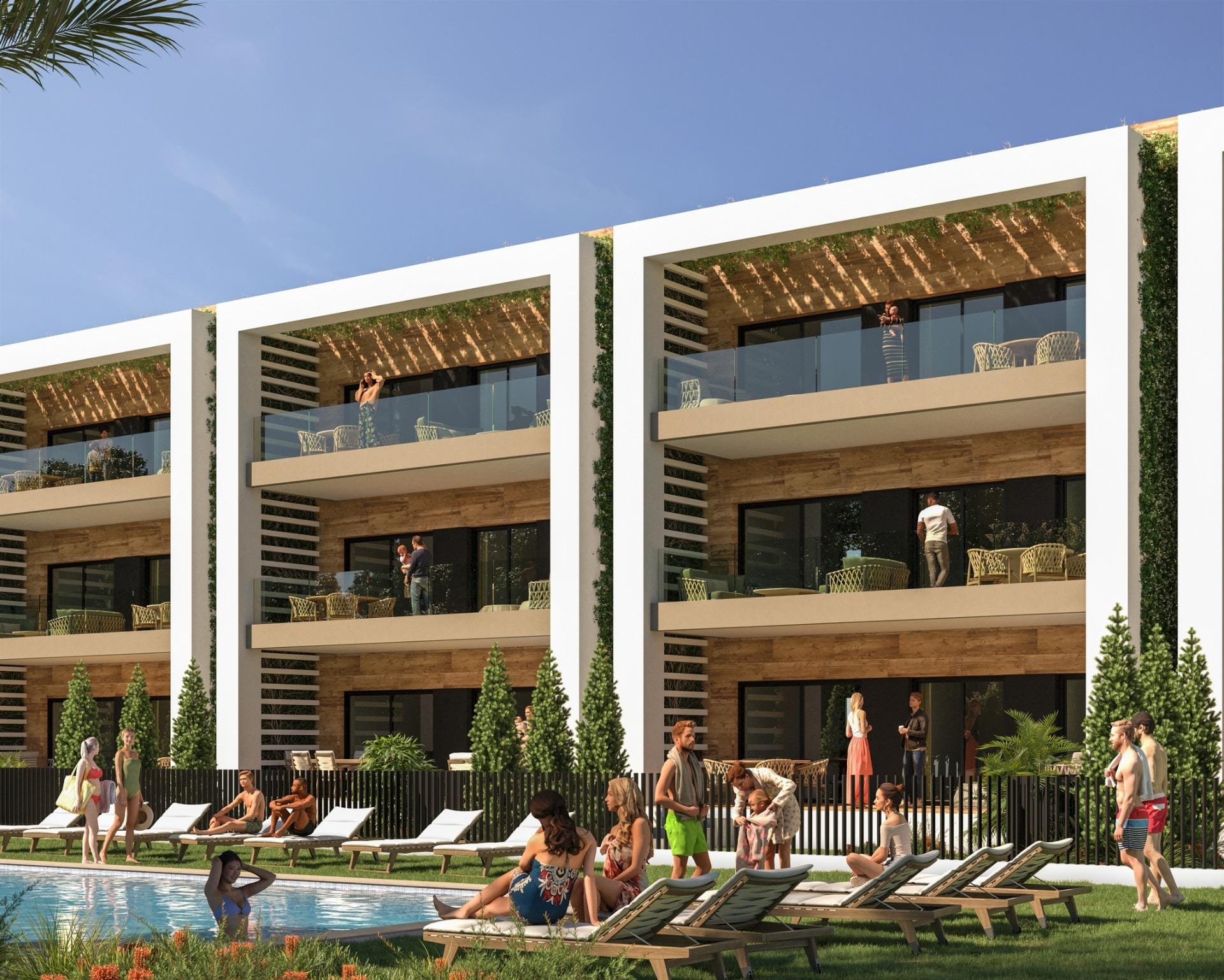 New Build 2 Bedroom Ground Floor Apartment with Garden for Sale Near La Serena Golf in Los Alcázares, Murcia
