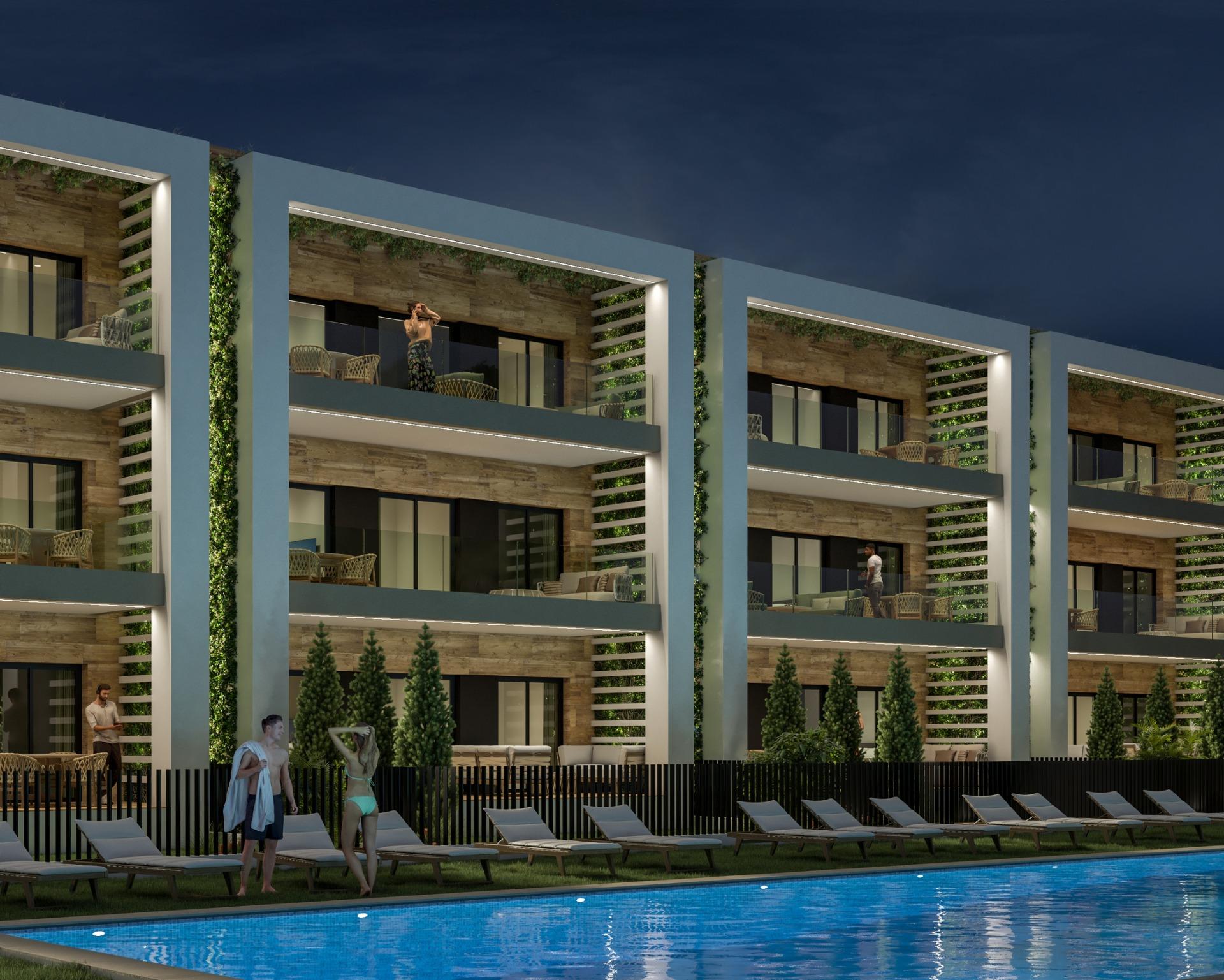 Nowy apartament z 2 sypialniami na pierwszym piętrze z tarasem na sprzedaż przy La Serena Golf w Los Alcázares, Murcja