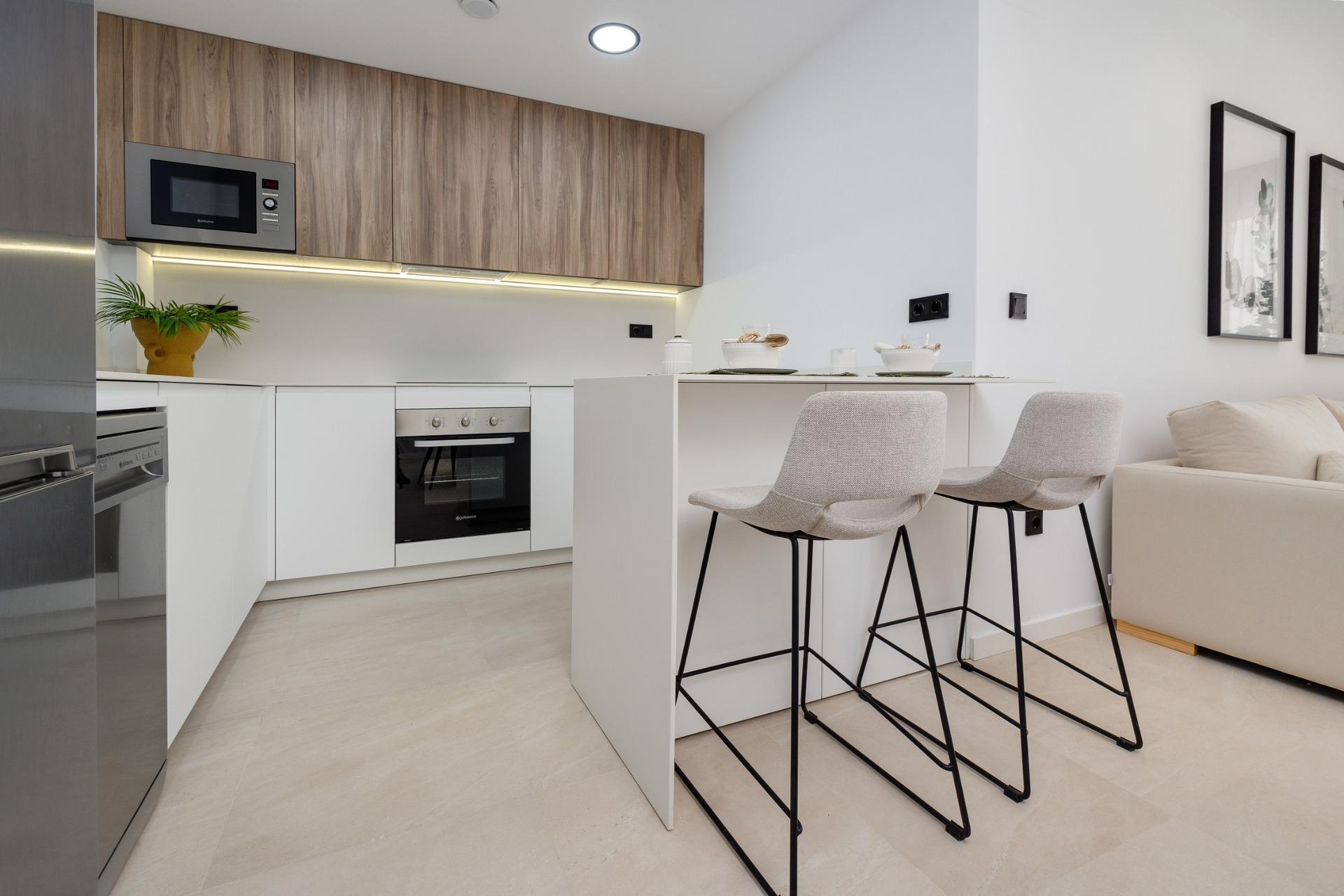 New Build 2 Bedroom Penthouse Apartment with Solarium for Sale Near La Serena Golf in Los Alcázares, Murcia