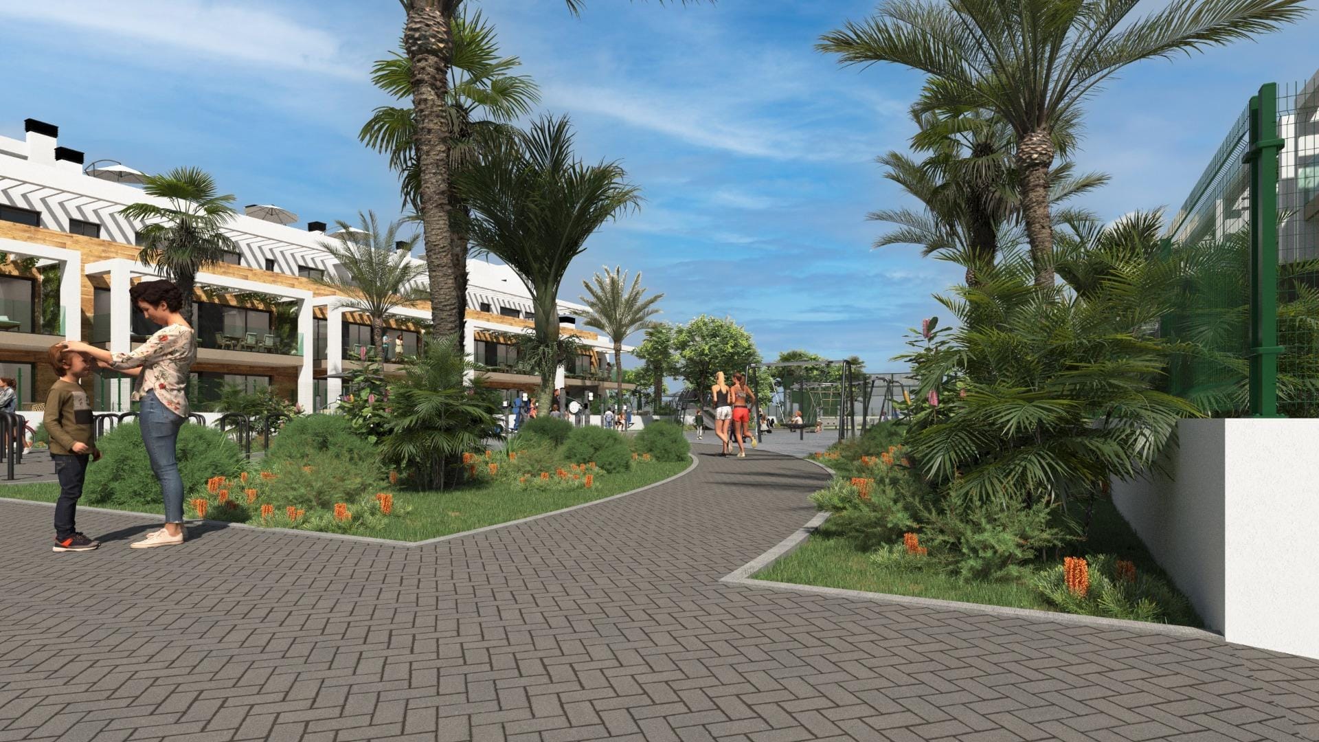 New Build 2 Bedroom Ground Floor Apartment with Garden for Sale Near La Serena Golf in Los Alcázares, Murcia