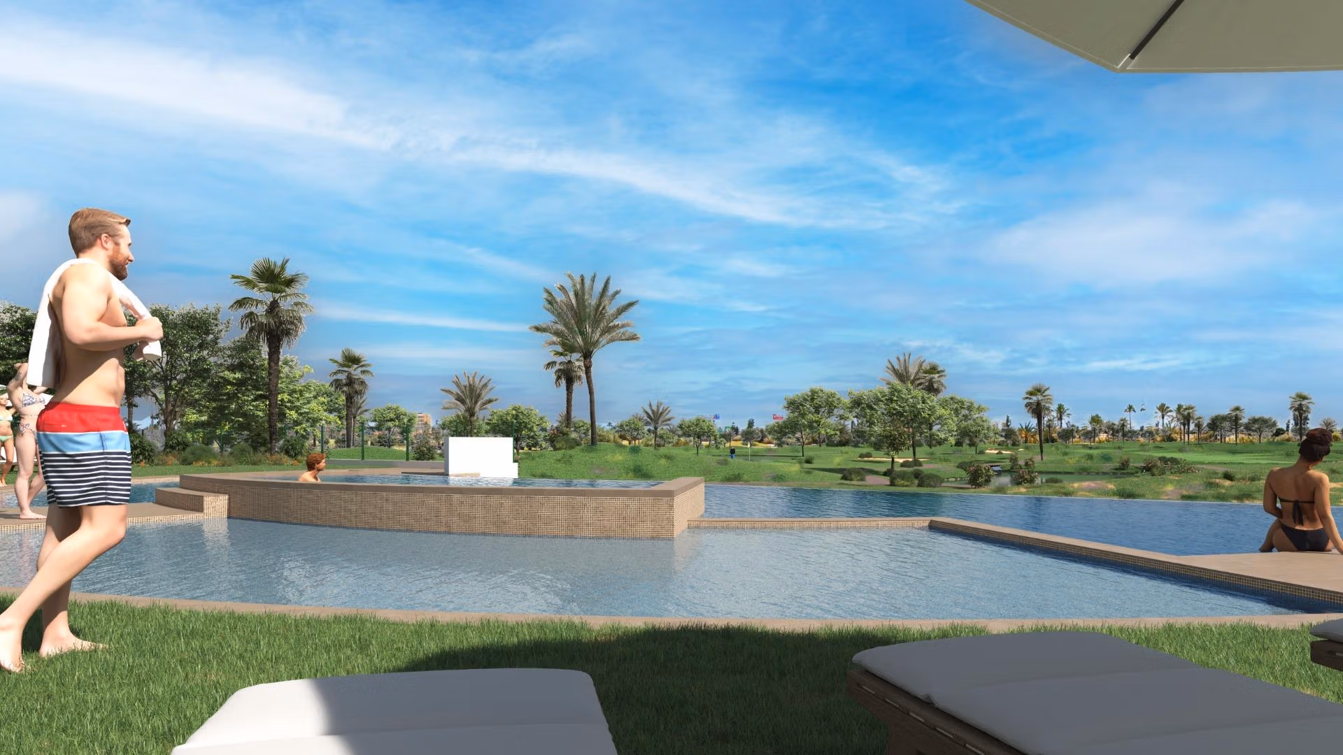 NEW-BUILD-RESIDENTIAL-COMPLEX-NEAR-LA-SERENA-GOLF-LOS-ALCAZARES-5 Нов апартамент с 3 спални на партерен етаж с градина за продажба близо до La Serena Golf в Лос Алкасарес, Мурсия