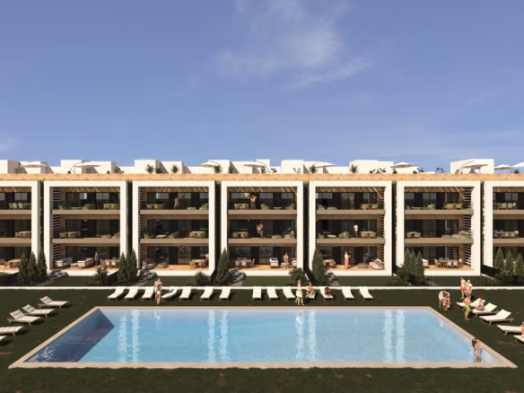 New Build 2 Bedroom Penthouse Apartment with Solarium for Sale Near La Serena Golf in Los Alcázares, Murcia