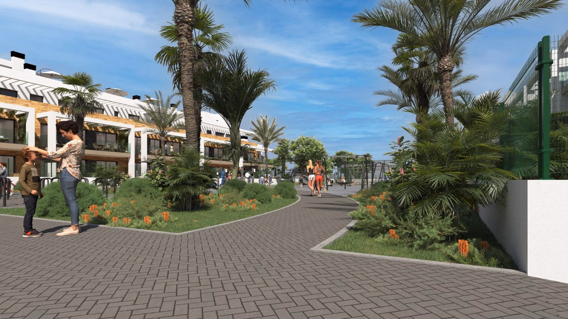 NEW-BUILD-RESIDENTIAL-COMPLEX-NEAR-LA-SERENA-GOLF-LOS-ALCAZARES-6 Нов апартамент с 3 спални на партерен етаж с градина за продажба близо до La Serena Golf в Лос Алкасарес, Мурсия