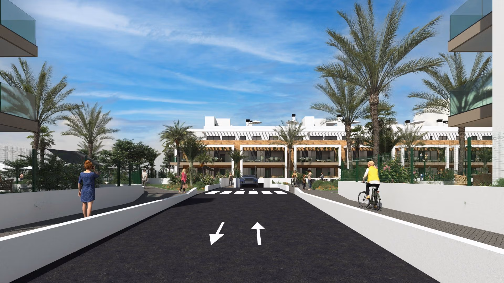 NEW-BUILD-RESIDENTIAL-COMPLEX-NEAR-LA-SERENA-GOLF-LOS-ALCAZARES-8 Нов апартамент с 3 спални на партерен етаж с градина за продажба близо до La Serena Golf в Лос Алкасарес, Мурсия