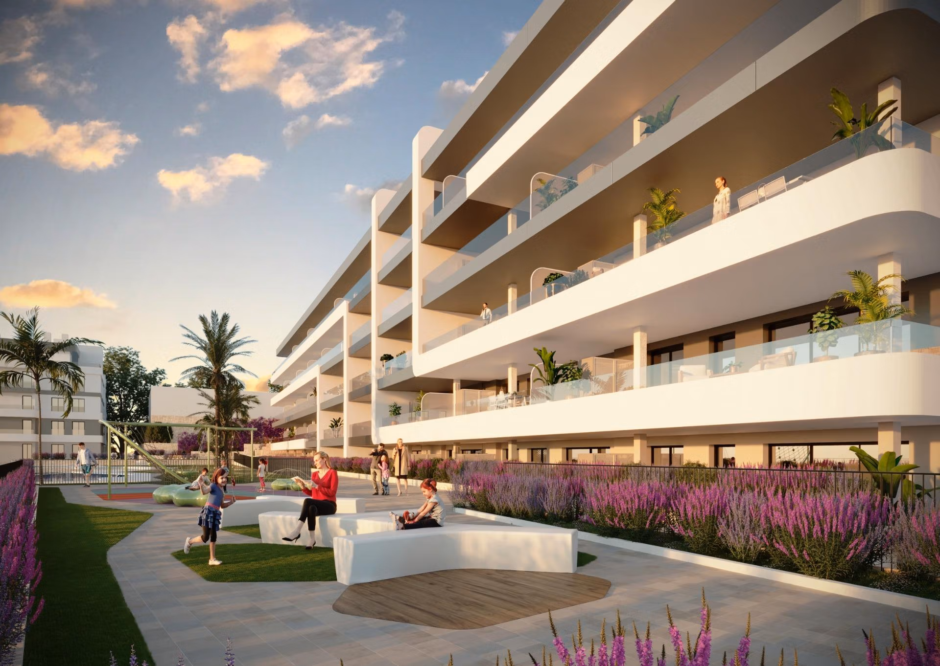 Luminous New Build 2 Bedroom Apartment for Sale on Bonalba Golf Course, Mutxamel
