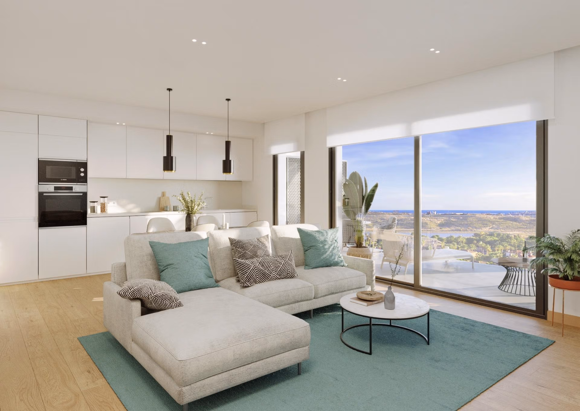 Modern New Build 3 Bedroom Apartment for Sale on Bonalba Golf Course, Mutxamel