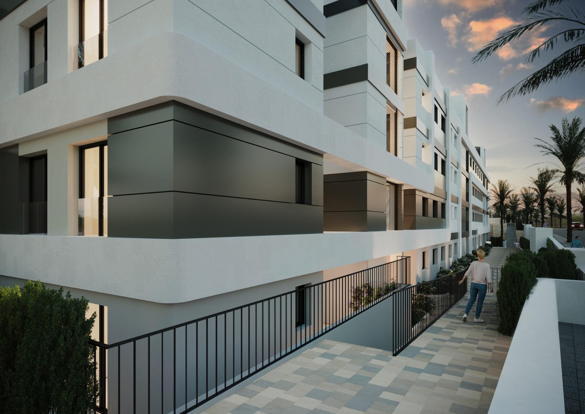 Spacious New Build 2 Bedroom Ground Floor Apartment for Sale on Bonalba Golf Course, Mutxamel