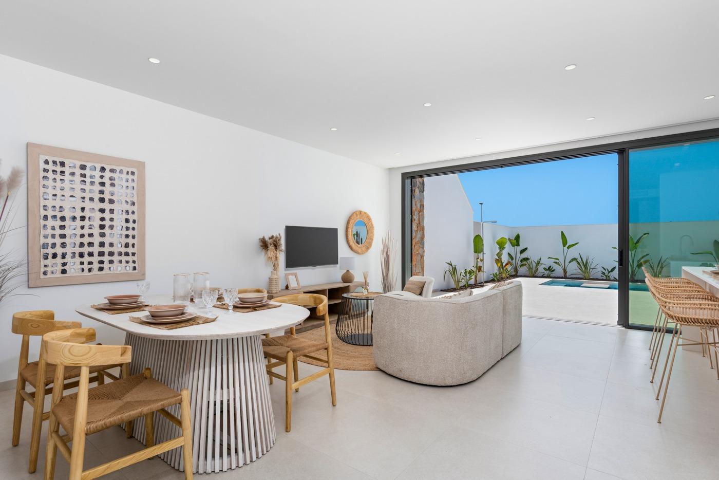 Modern New Build Townhouse with Private Pool for Sale near Serena Golf in Los Alcázares