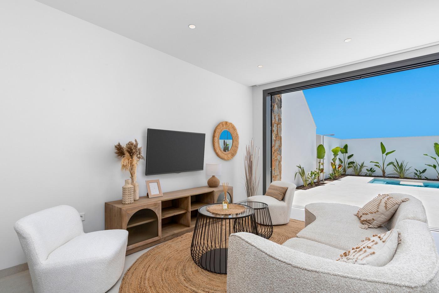 Modern New Build Townhouse with Private Pool for Sale near Serena Golf in Los Alcázares