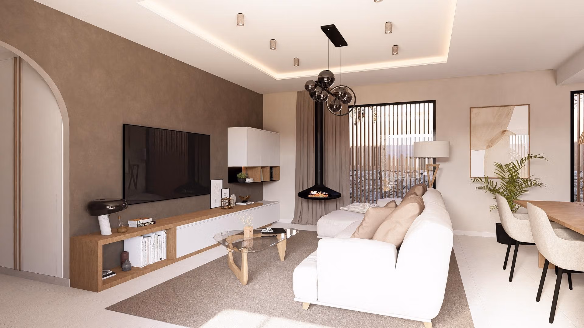 Medelhavsinspirerad nyproducerad villa med privat pool till salu i Altaona Golf Resort, Murcia