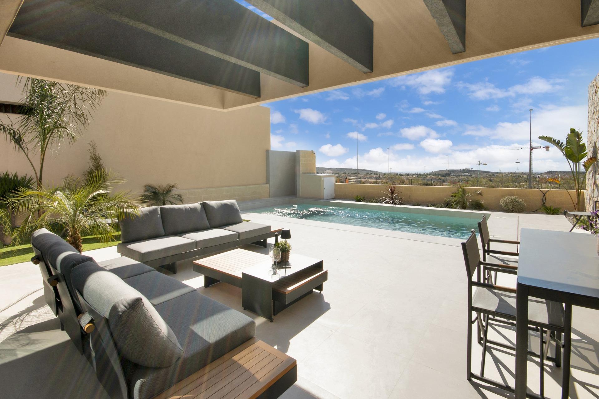 Spacious New Build Single Storey Villa with Private Pool for Sale in Altaona Golf Resort, Murcia