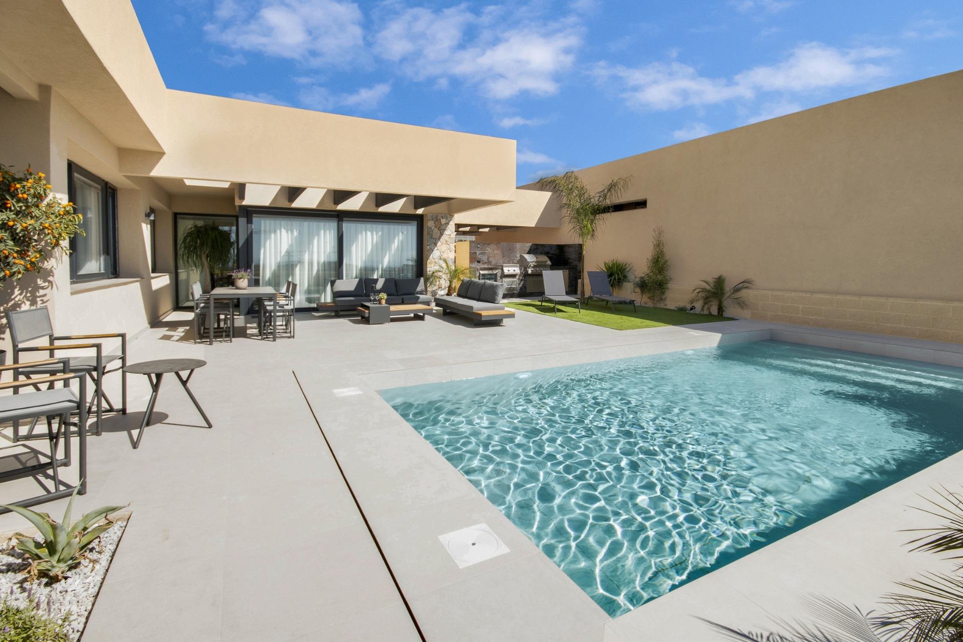 Spacious New Build Single Storey Villa with Private Pool for Sale in Altaona Golf Resort, Murcia