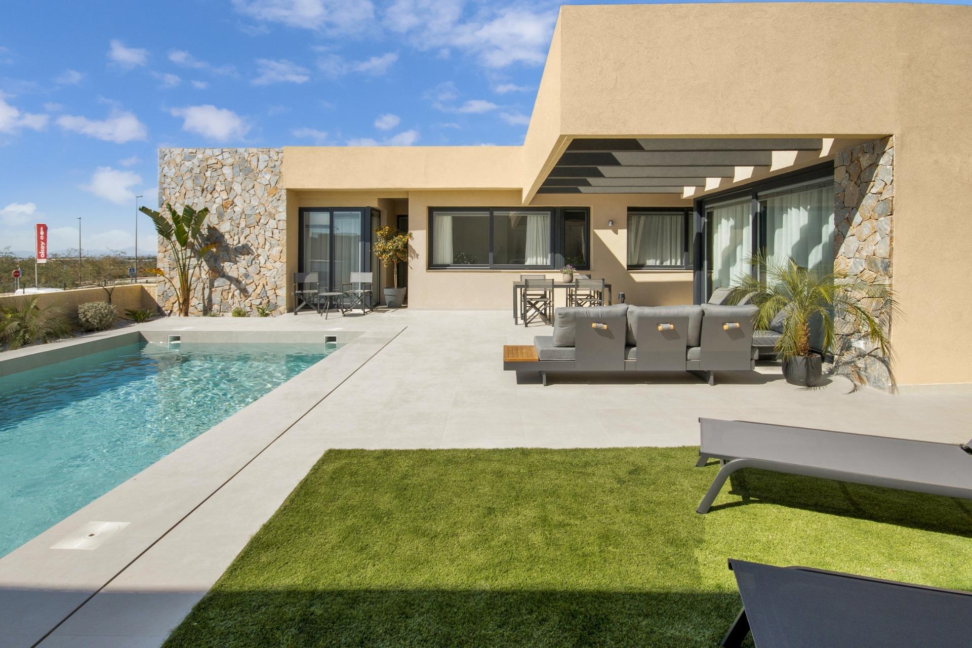 Spacious New Build Single Storey Villa with Private Pool for Sale in Altaona Golf Resort, Murcia