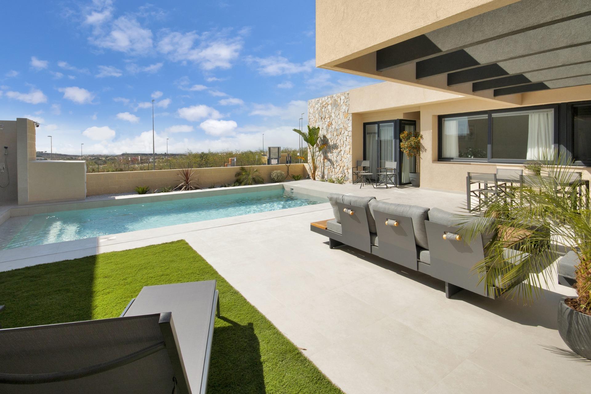 Spacious New Build Single Storey Villa with Private Pool for Sale in Altaona Golf Resort, Murcia