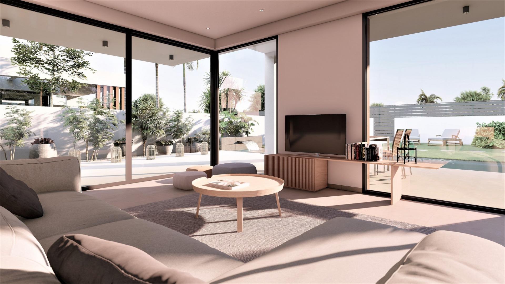 Spectaculaire nieuwbouwvilla met privézwembad te koop in La Marina Urbanisation, Alicante