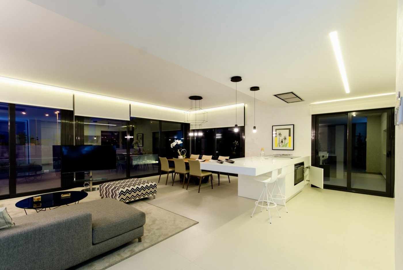 Contemporary New Build Villa with Private Pool for Sale 250m from the Beach in Campoamor