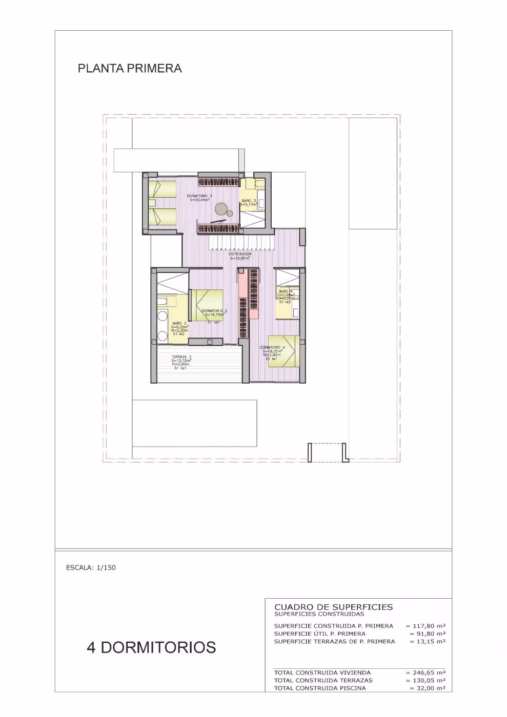 Herrliche Luxusvilla mit 4 Schlafzimmern zum Verkauf, 300 m vom Strand in Campoamor
