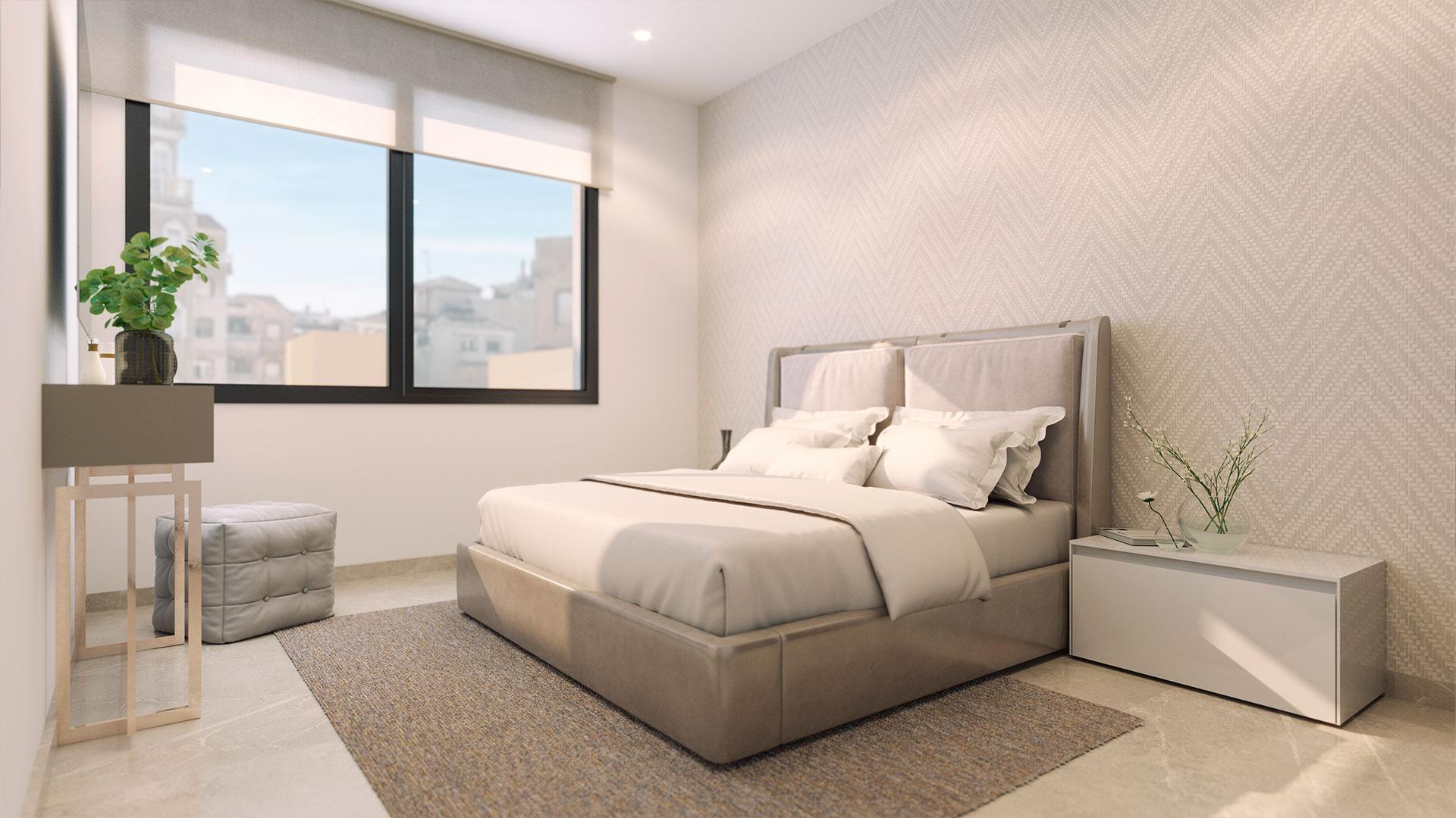 New Build 1 Bedroom Penthouse with Terrace for Sale 200 Metres from the Beach in Torrevieja