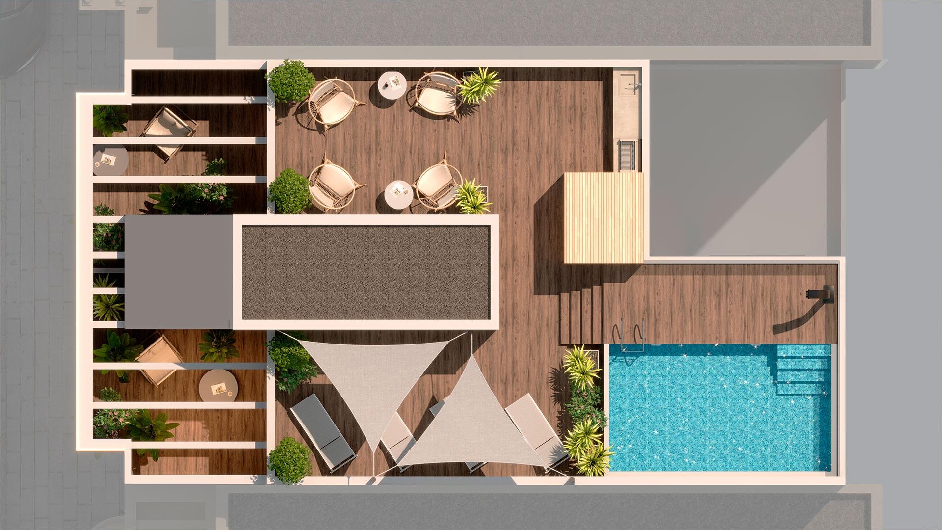 New Build 1 Bedroom Apartment with Terrace for Sale 200 Metres from the Beach in Torrevieja