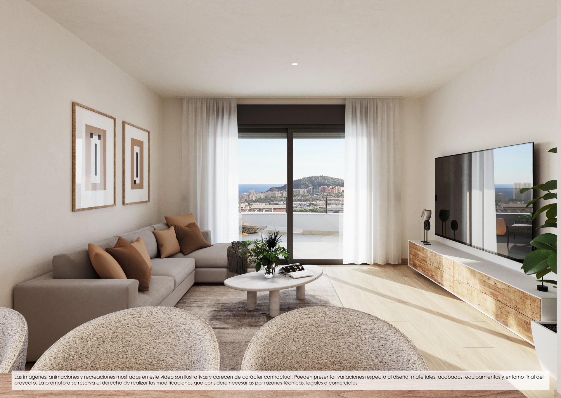 New Build Apartments for Sale in Finestrat with Sea Views and Resort Style Amenities