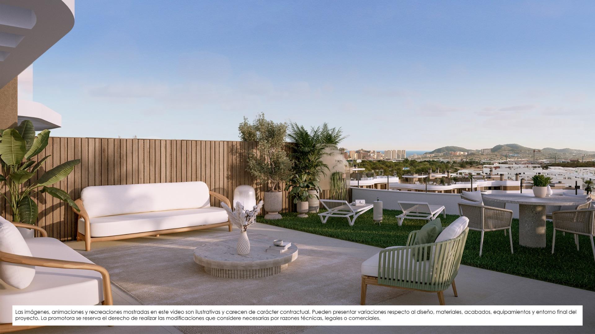 New Build Apartments for Sale in Finestrat with Sea Views and Resort Style Amenities