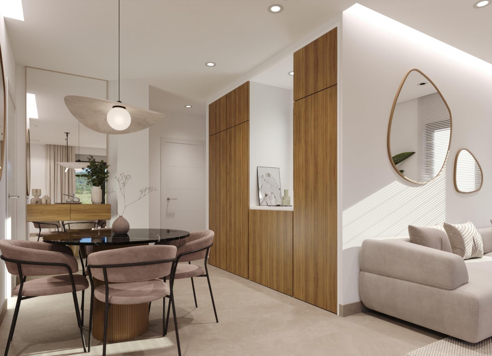 Modern New Build 2 Bedroom Apartment for Sale in Hacienda del Álamo Golf Resort, Murcia