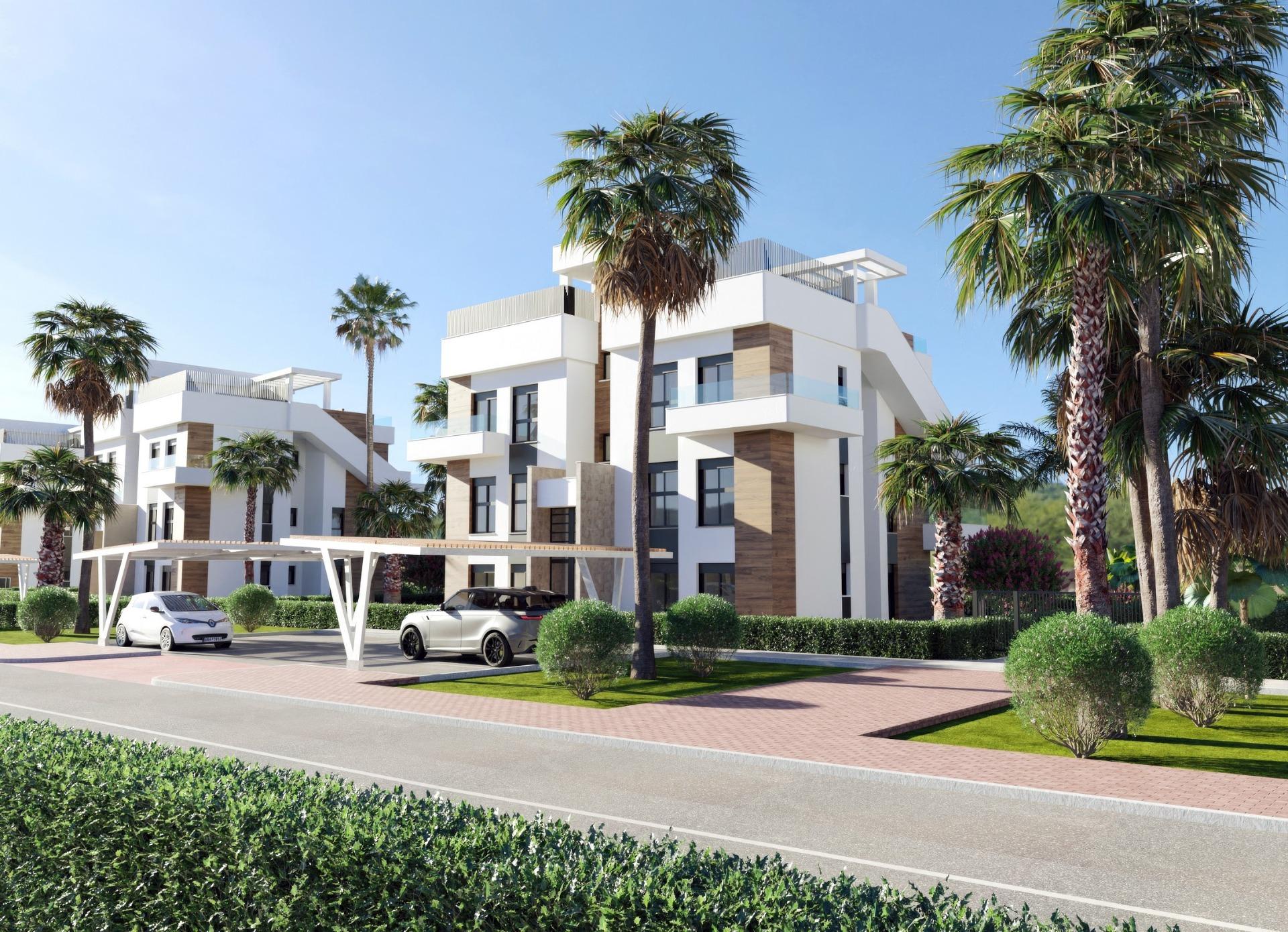 Modern New Build 2 Bedroom Apartment for Sale in Hacienda del Álamo Golf Resort, Murcia