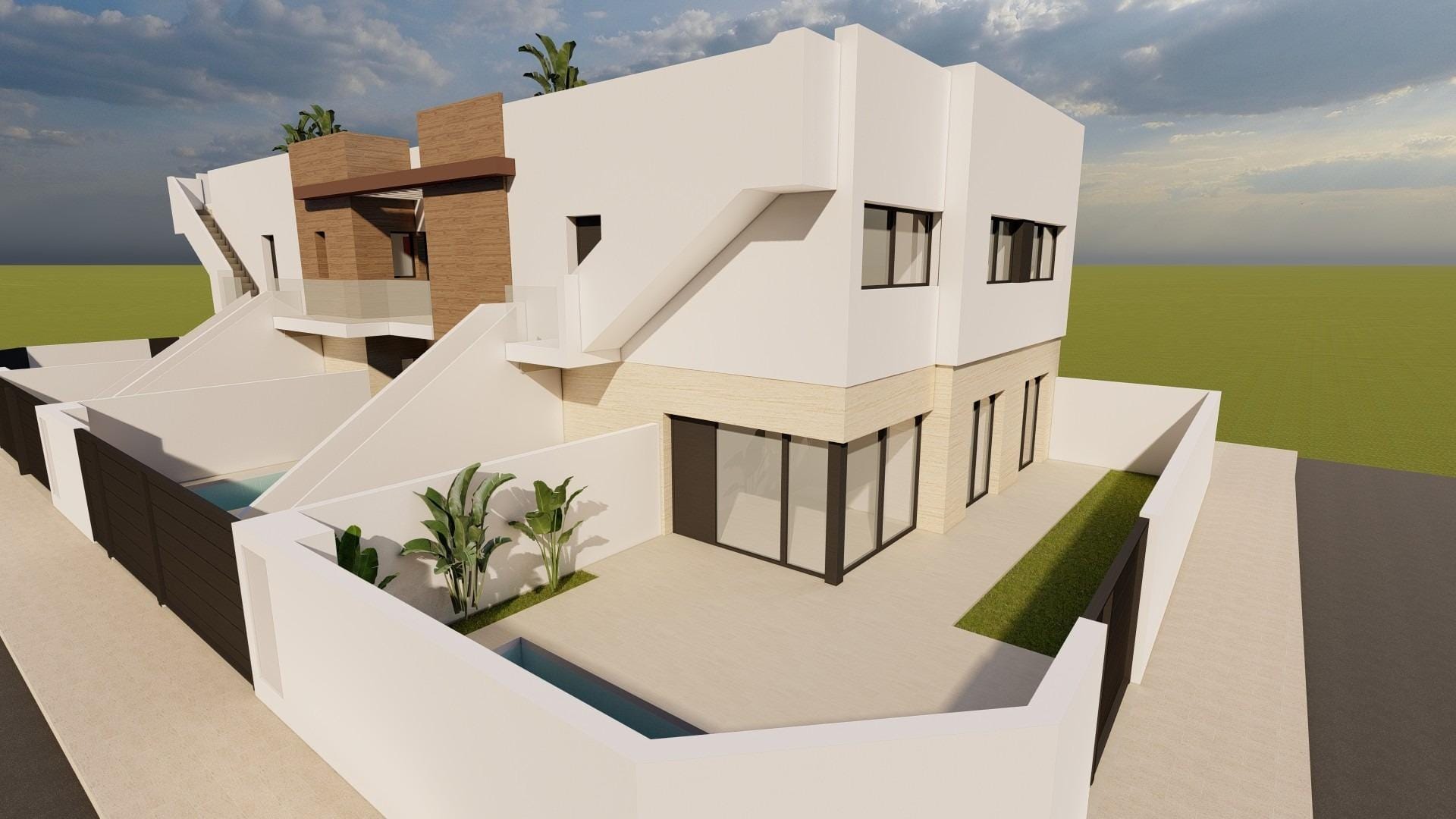 Charming New Build 2 Bedroom Top Floor Bungalow with Solarium for Sale in Lo Pagán, San Pedro del Pinatar